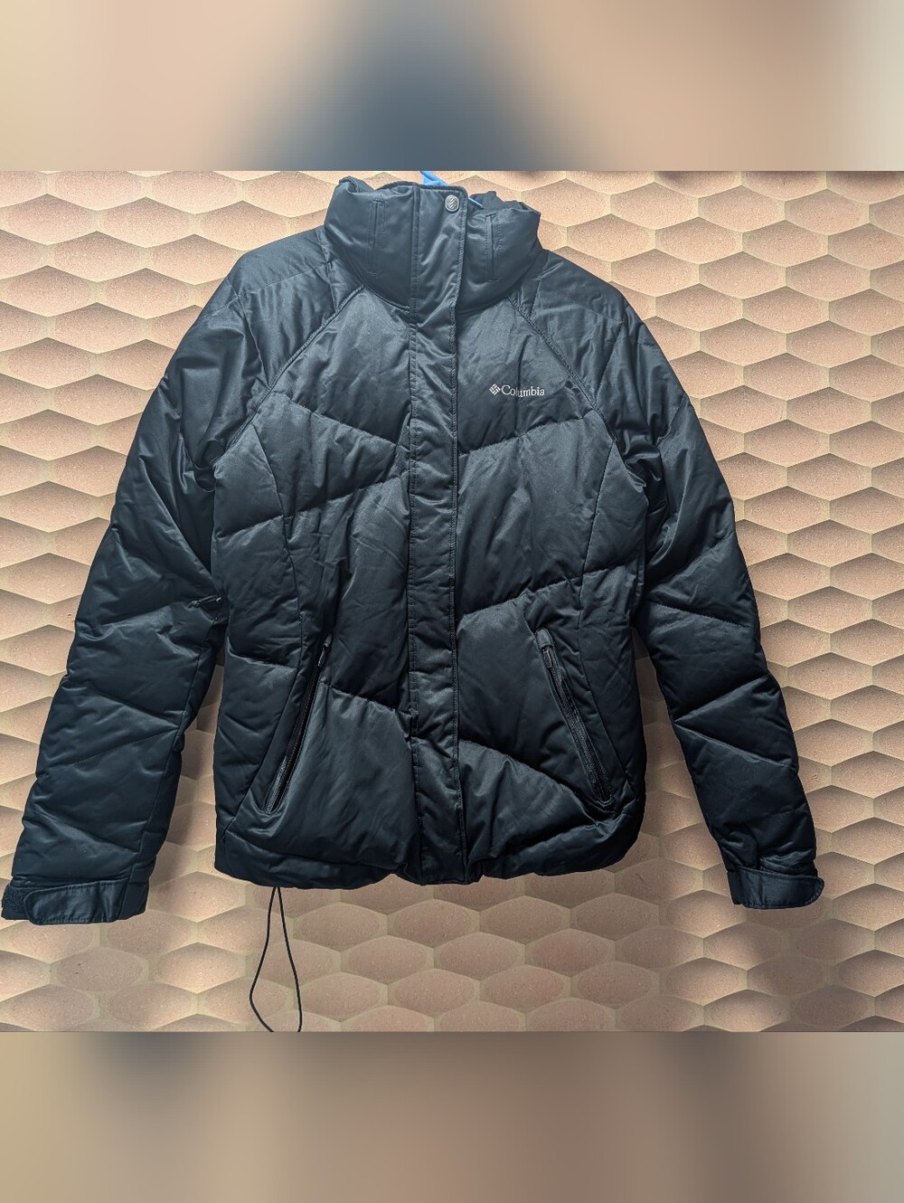 Columbia Omni Heat  Unisex  Black Insulated Puffer Jacket Size M